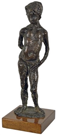 MURER AUGUSTO Falcade 1922 - Padova 1985 Adolescente (anni '70) scultura in...