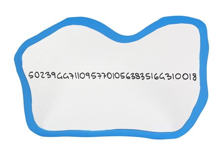 Michelangelo Pistoletto, Frattale, 1999/2000, specchio e smalto, cm. 56x77,...