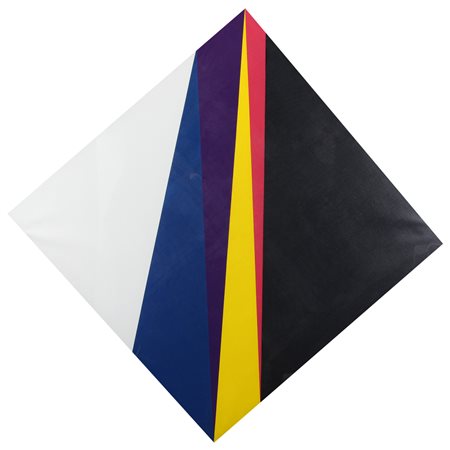 Attilio Marcolli, Senza titolo, 89/92, acrilico su tela, cm. 140x140, firmato...