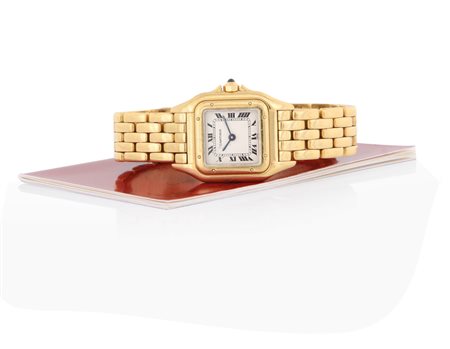 CARTIER CARTIER PANTHERE ANNI '80. C. n. 86691112031 carré in oro giallo 18...