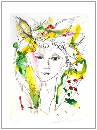 ERNESTO TRECCANI Milano 1920 - Milano 2009 Senza titolo (Narciso) 1987...