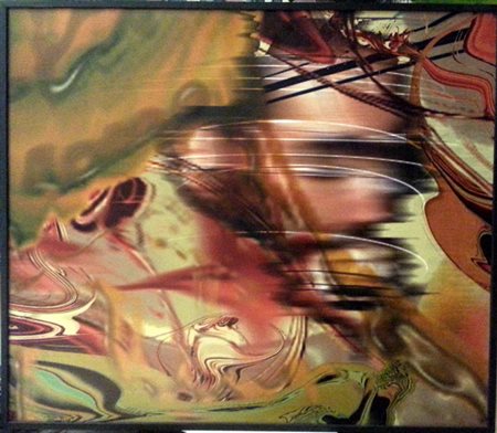 Francesco Totaro,"Doppio Fluido!Tecnica mista su MDF cm50x60