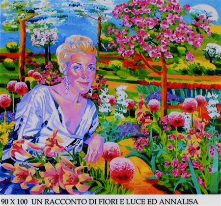 Athos Faccincani. Olio su tela cm 100x120 .Firma in basso a destra con...