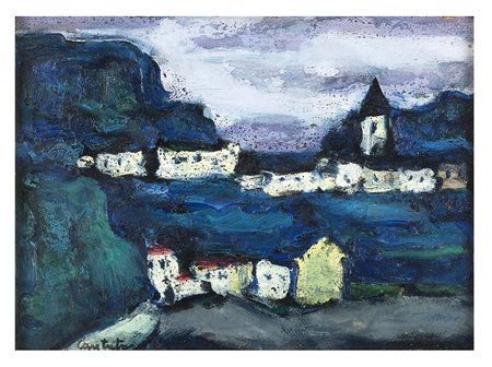 DOMENICO CANTATORE Ruvo di Puglia 1906 - Parigi 1998 Senza titolo, 1959 Olio...