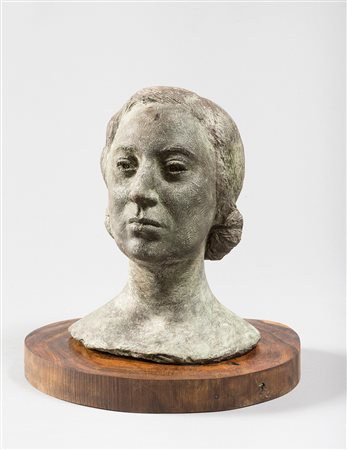 VENANZIO CROCETTI Giulianova 1913 - Roma 2003 Ritratto ci Maria Bellonci,...