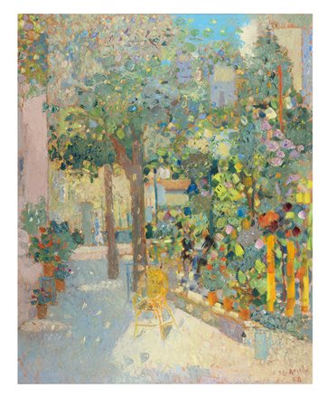 FRANCESCO DE ROCCHI Saronno 1902 - Milan, 1978 Estate, 1968 Olio su tavoletta...