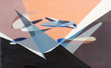 SOMONETTA VIGEVANI JUNG Palermo 1917 - 2005 Forma luce n.21, 1954 Olio su...