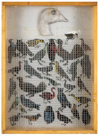 VALERIANO TRUBBIANI Macerata 1937 Zoo, 1976, Tecnica mista su metallo con...