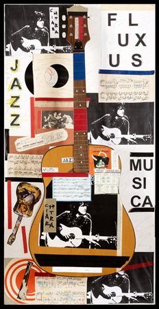 GIUSEPPE CHIARI 1926 - 2007 Senza titolo Collage e assemblaggio di strumento...