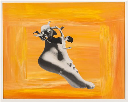 LOREDANA RACITI Khartoum 1959 Con il piede giusto Acrilico polimaterico e...