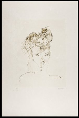 HANS BELLMER Kattowitz 1902 - Parigi 1975 Senza titolo Due Acquaforti e...