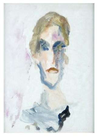 ERNESTO TRECCANI Milano 1930 - 2009 Titolo di difficile lettura, 1970 Olio su...