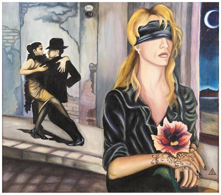 CHARLES SHEELER Philadelphia 1883.- 1965 Senza titolo, 1959 Olio su tela cm...