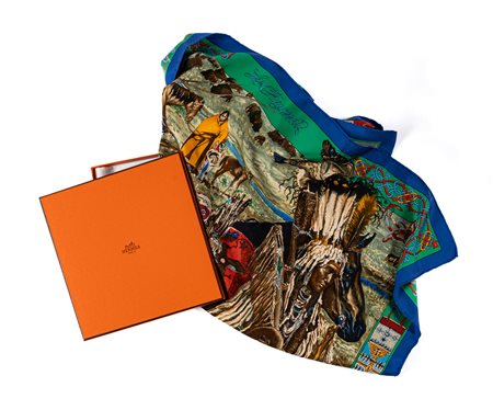 Foulard 'Les Cheyennes' o 'Les Plumes de l'Ouest'