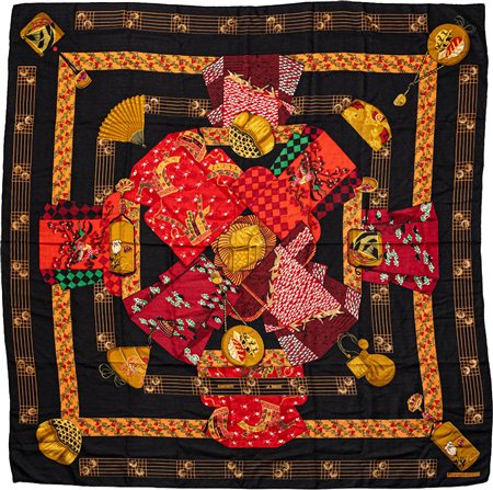 Scialle 'Kimonos et Inros'