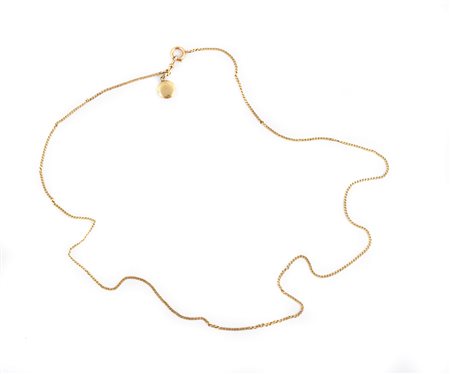 Catena in oro con medaglia