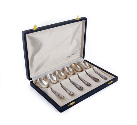 Sei cucchiaini da te in argento, Italia, XX secolo