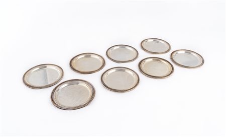 Otto piattini da pane, Italia, XX secolo