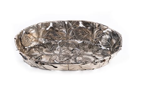 Cestino in argento, Italia, XX secolo