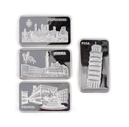 Lingotti in argento puro 999