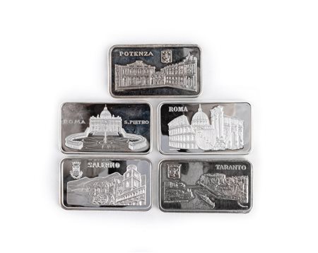 Lingotti in argento puro 999