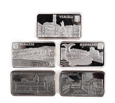 Lingotti in argento puro 999