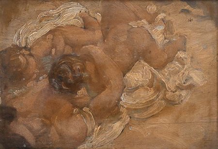 Adolfo De Carolis (Montefiore Dell'Aso 1874 - Roma 1928) Maternità Firma in...