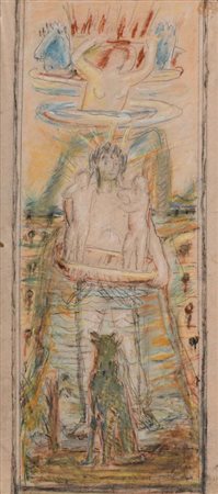 Ferruccio Ferrazzi (Roma 1891 - Roma 1978) Mito di Roma 1938 circa Disegno...