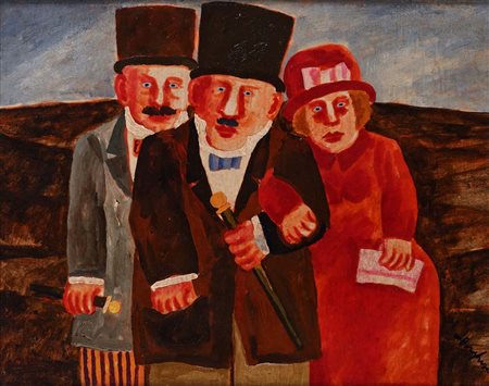 Franz Borghese (Roma 1941 - Roma 2005) Personaggi Firma sul fronte...