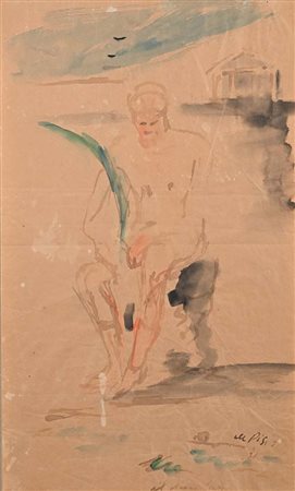 Filippo De Pisis (Ferrara 1896 - Milano 1956) Il Musicologo 1931 Firma, data...