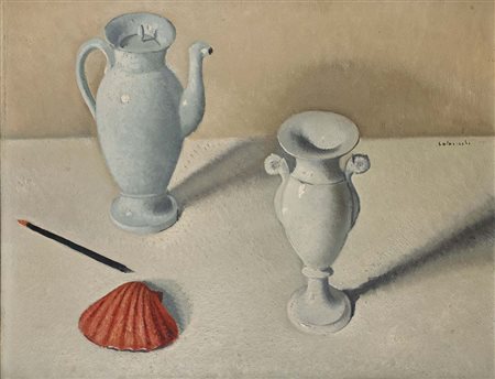Giovanni Colacicchi (Anagni 1900 - Firenze 1992) Natura morta con brocca e...