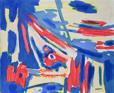 Antonio Corpora (Tunisi 1909 - Roma 2004) Vele in Francia 1996 Firma in basso...