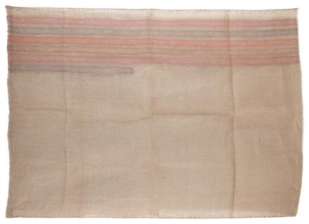 Giorgio Griffa (Torino 1936) Linee Orizzontali 1975 Al verso reca firma e...