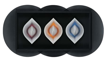 Alberto Biasi (Padova 1937) Le Grazie 1989 Al verso reca titolo, data e firma...