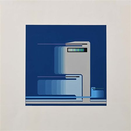 Yves Millecamps (Armentieres 1930) G.P.O. 7902 1979 FIrma e data in basso a...