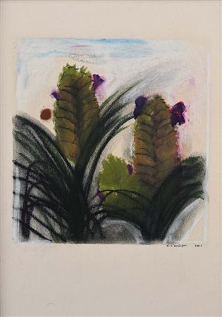 Elisa Montessori (Genova 1931) Nel tempo fiorito 2002 Firma e data "Elisa...