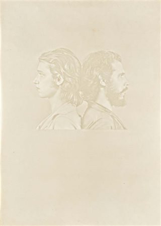 Remo Salvadori (Cerreto Guidi 1947) Senza titolo Dedica in basso "A Cesare"....