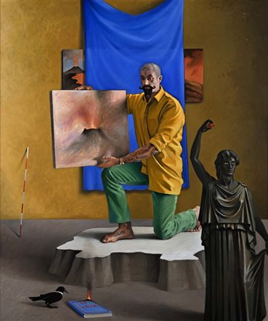 Massimo Livadiotti (Zavia 1959) Il Piromane 1998 Firma e data al verso...