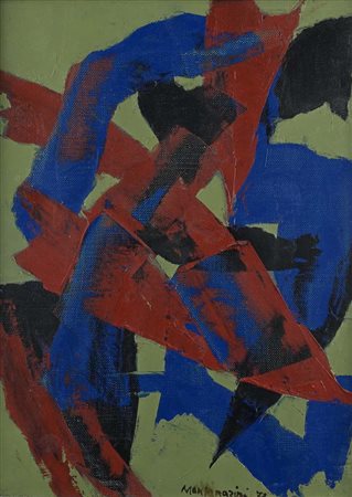 Luigi Montanarini (Firenze 1906 - Roma 1998) Composizione 1972 Firma e data...