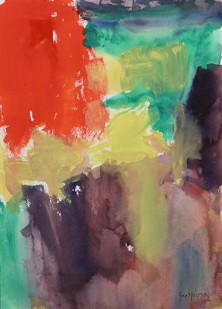 Antonio Corpora (Tunisi 1909 - Roma 2004) Carnevale a Venezia Firma in basso...