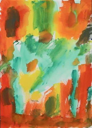 Antonio Corpora (Tunisi 1909 - Roma 2004) Egitto Firma in basso al centro...