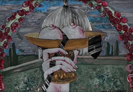 Sergio Vacchi (Castenaso 1925 - Siena 2016) Senza titolo (Allegoria di...