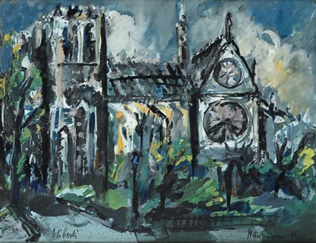 Giorgio Celiberti (Udine 1929) Notre Dame Firma e titolo "Celiberti, Notre...