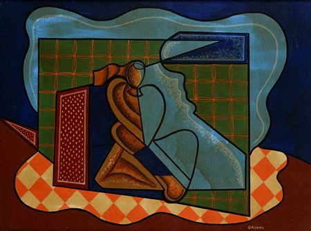 Pippo Oriani (Torino 1909 - Roma 1972) Riposo 1970 Firma in basso a destra...