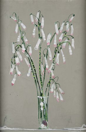 Edolo Masci (1938 - 2008) Fiori Firma in basso a destra "Masci". Al verso...