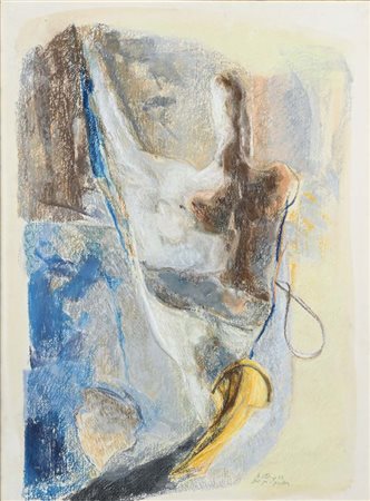 Ennio Calabria (Tripoli 1937 - Roma 2024) Studio per un pescatore Firma, data...