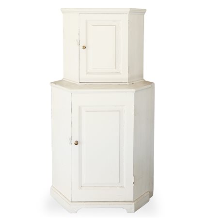 Dispensa laccata bianca