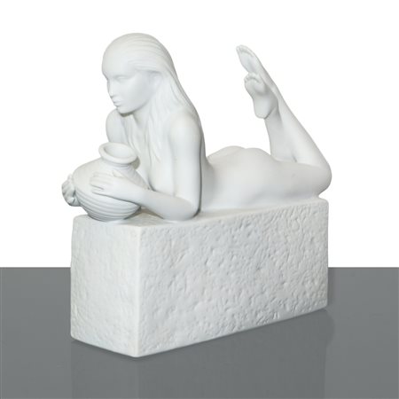 Christel Marrot  per Royal Copenhagen - Acquario, figurina in biscuit