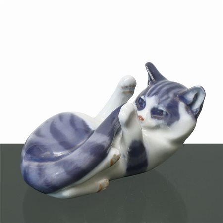 Royal Copenhagen Denmark - Gatto sdraiato