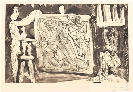Pablo Picasso 1881 Malaga (SP)-1973 Mougins (FR) Dans l’atelier, 1965...